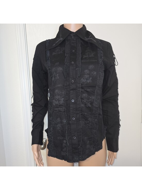 Tops - Dead Threads Gothic Medieval Visual Kei Long Sleeve Blouse